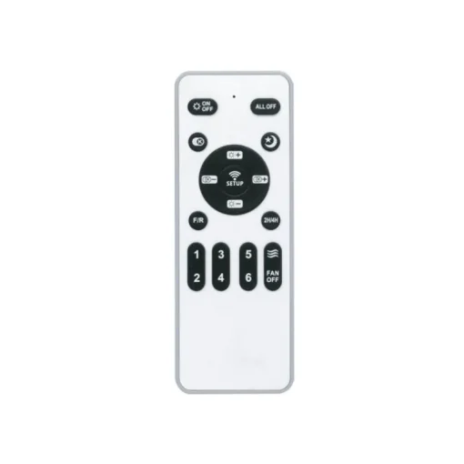Ventilador de techo Antila Mini plata LED 40w 3CCT acabado plata estilo moderno aspas plegables motor DC 92cm Ø