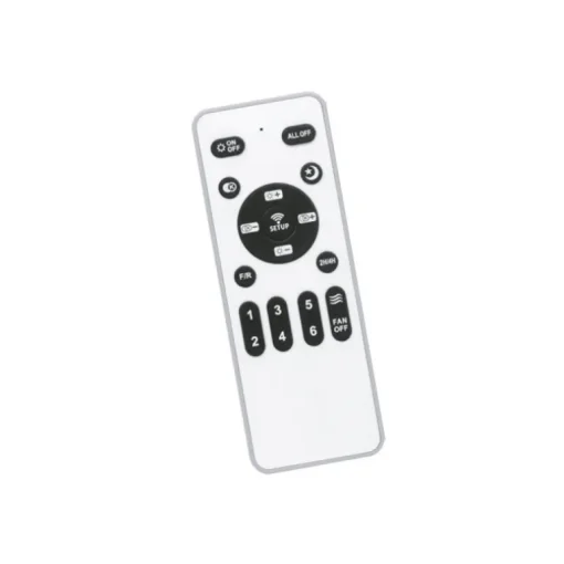 Ventilador de techo Byan blanco LED 18w 3CCT acabado blanco estilo moderno motor DC 92cm Ø