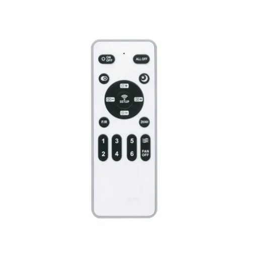 Ventilador de techo Martin blanco XL LED 80w 3CCT acabado blanco estilo moderno aspas plegables motor DC 123cm Ø