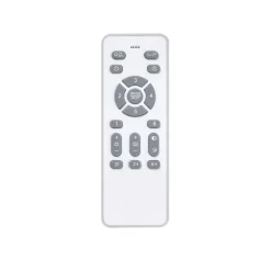 Ventilador de techo Nordic blanco LED integrado 45w 3CCT acabado blanco/madera estilo moderno aspas plegables motor DC 106cm Ø