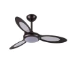 Ventilador de techo Shinjuku LED 24w 3CCT acabado marrón estilo moderno motor DC 97cm Ø