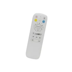Ventilador de techo Stel Mini blanco LED 20w 3CCT acabado blanco estilo moderno motor DC 92cm Ø