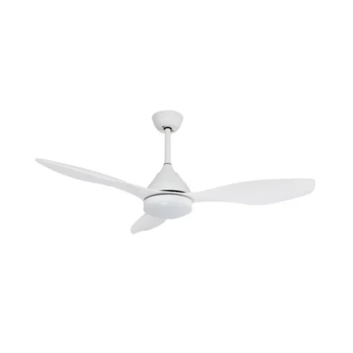 Ventilador de techo Stel blanco LED 20W 3CCT acabado blanco estilo moderno motor DC 120cm Ø