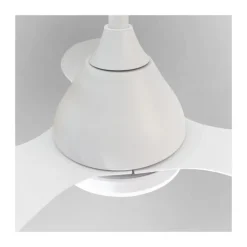 Ventilador de techo Stel Mini blanco LED 20w 3CCT acabado blanco estilo moderno motor DC 92cm Ø