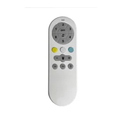 Ventilador de techo Tusa blanco LED 36w 3CCT acabado blanco estilo moderno aspas plegables motor DC 107cm Ø