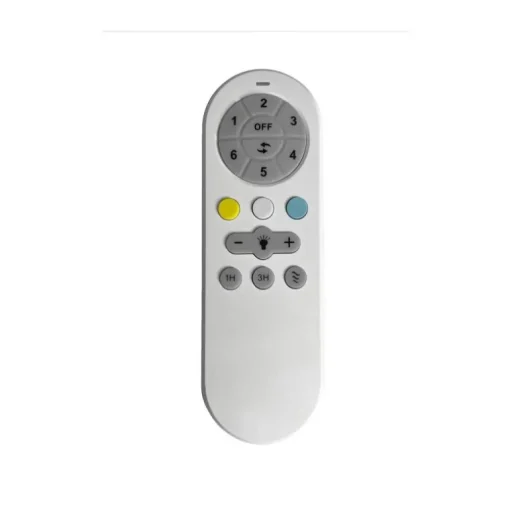 Ventilador de techo Tusa blanco LED 36w 3CCT acabado blanco estilo moderno aspas plegables motor DC 107cm Ø